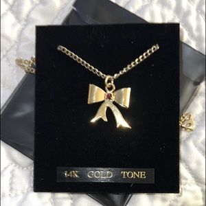 14 k Gold Tone Necklace